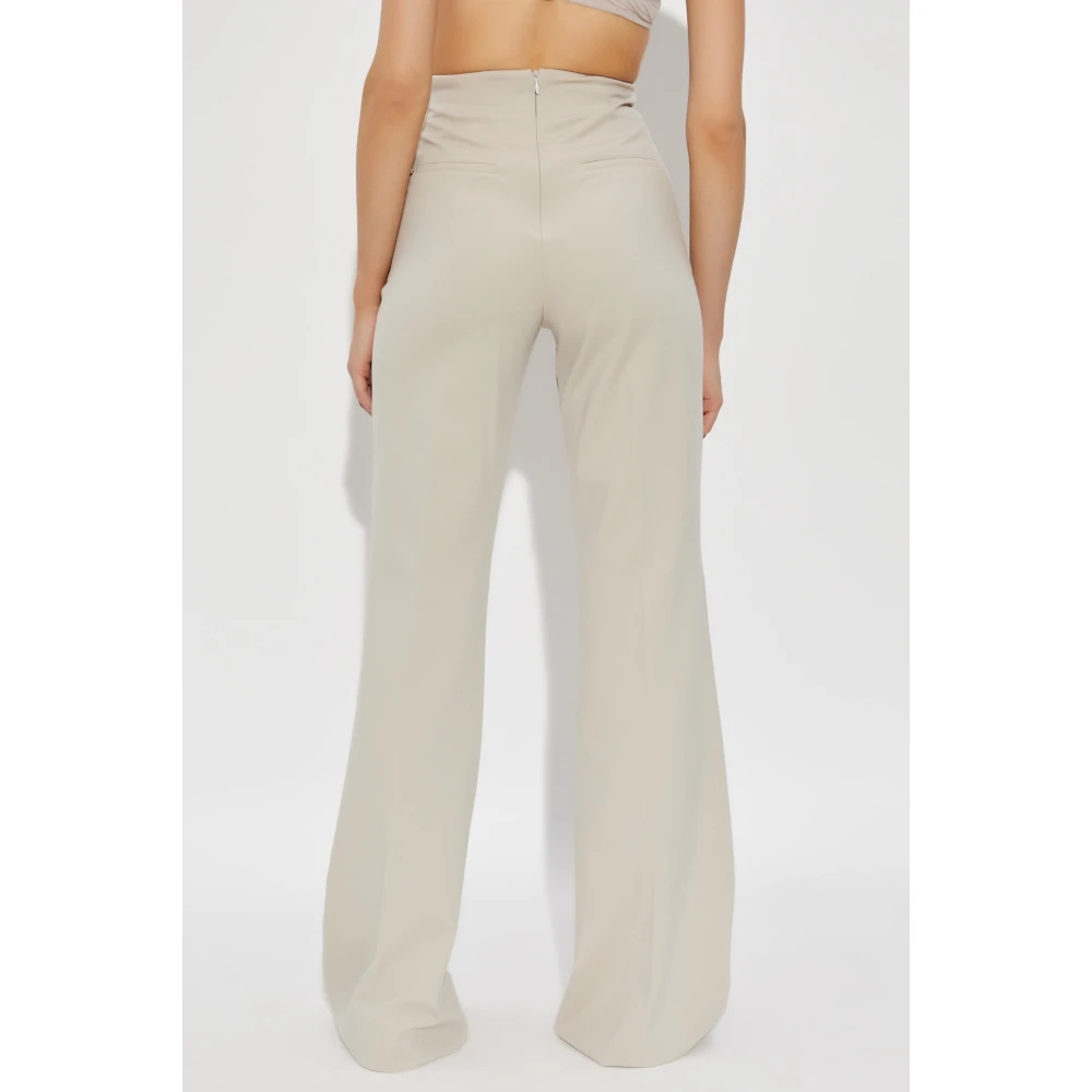 SPORTMAX Wijde broek Beige Dames