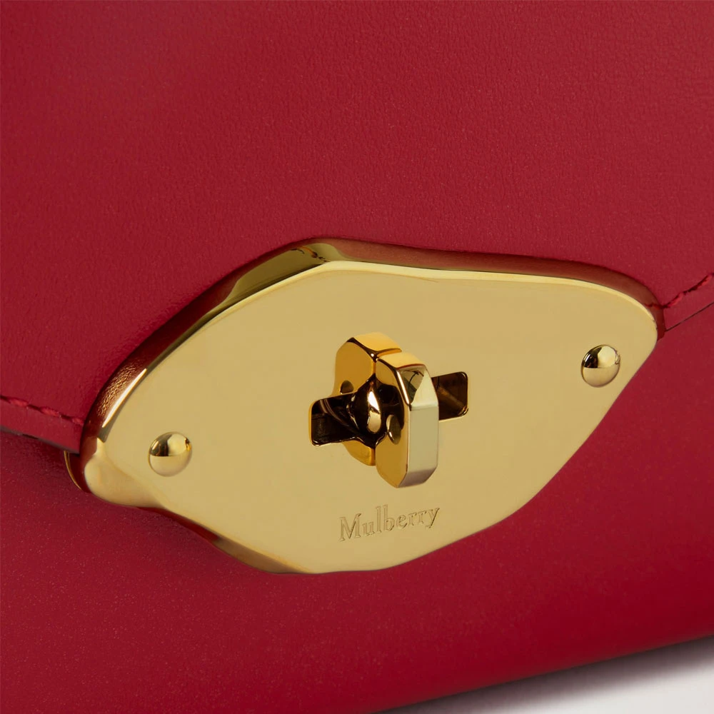 Mulberry Lana Top Handvat Tas Scharlakenrood Red Dames