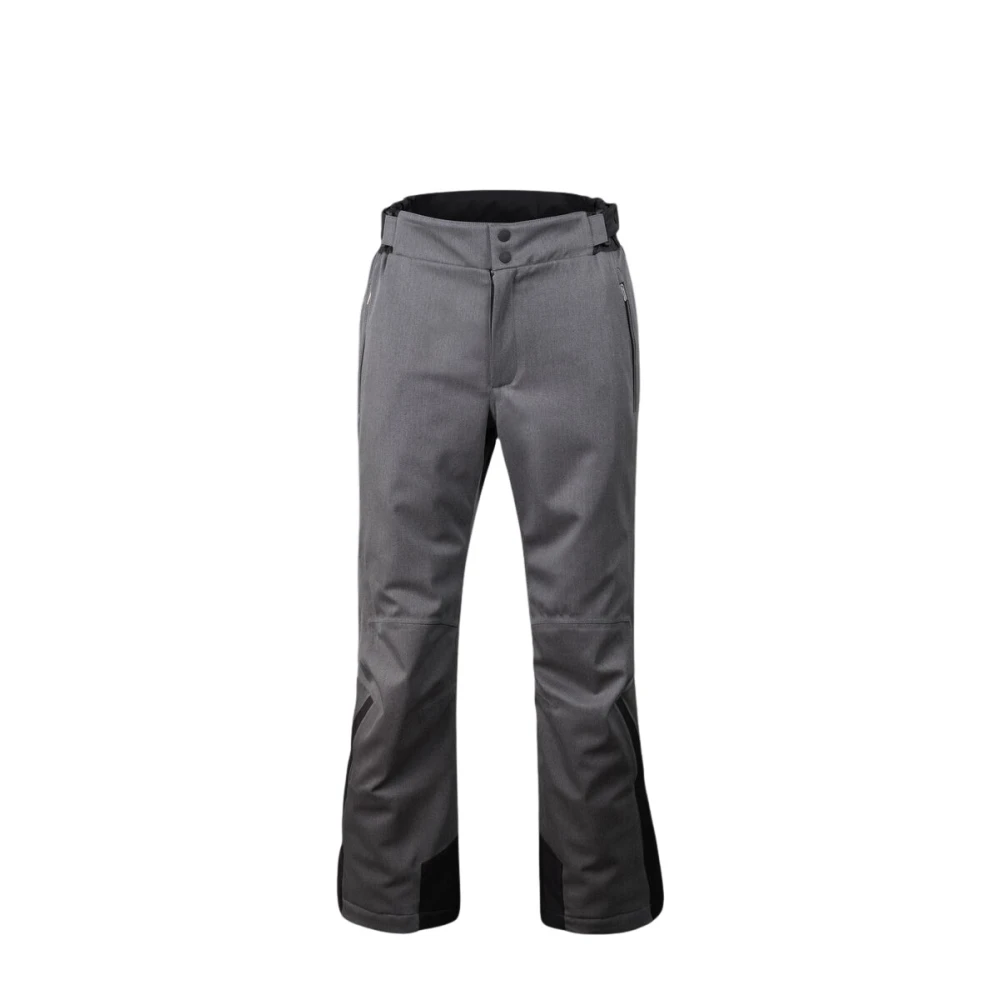 Moorer Men's Gray Straight Trousers, S, Fanis-Mq