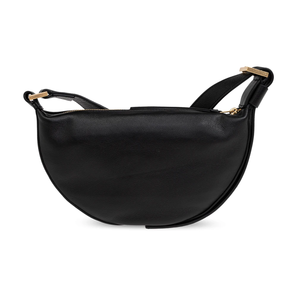AllSaints Schoudertas Half Maan Black Dames