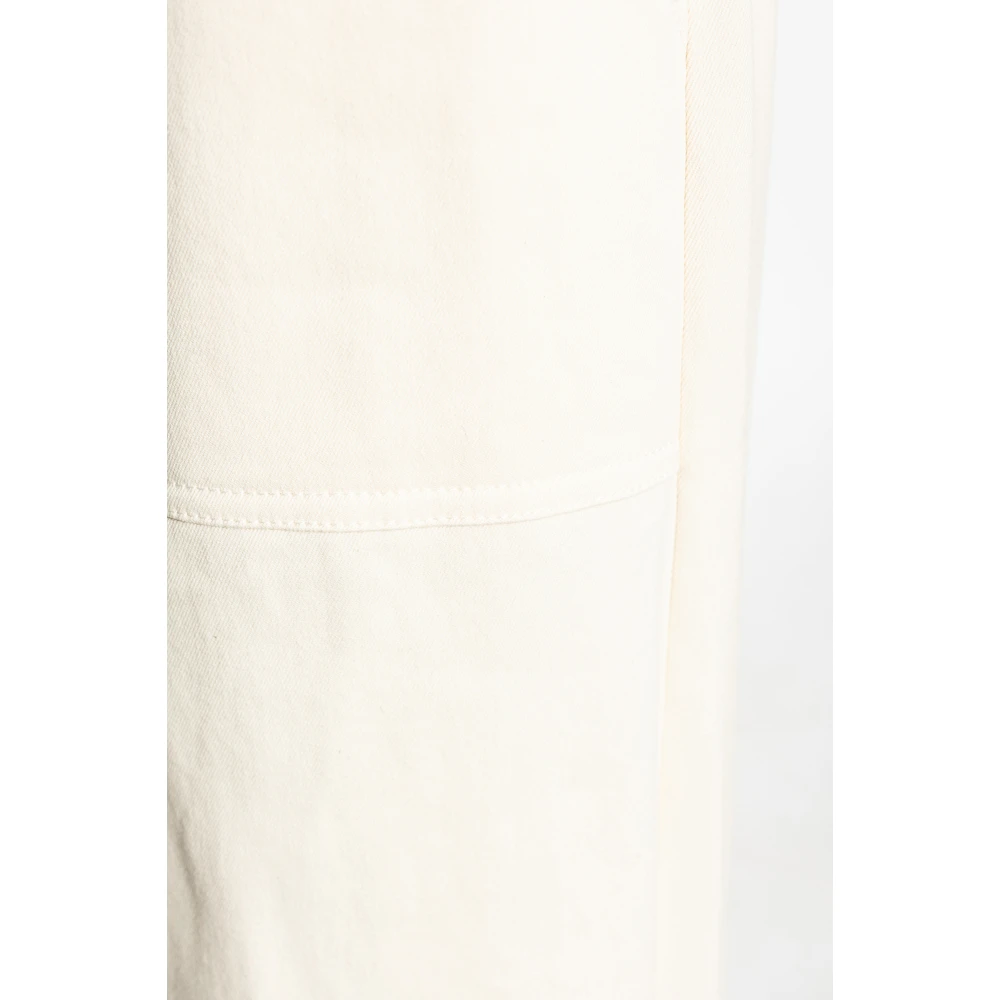 Moncler Wijde broek Beige Dames