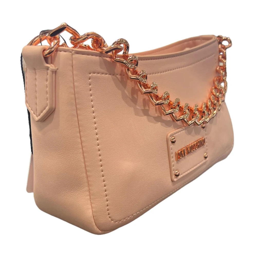 Love Moschino Stijlvolle PU Tas Pink Dames