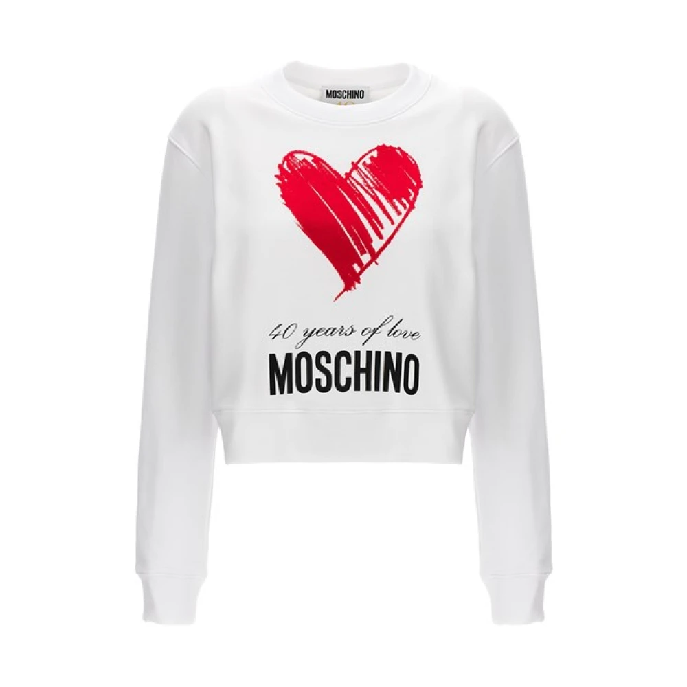 Moschino Sweatshirts White Dames