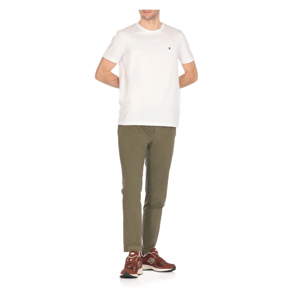 Dondup Groene Katoenen Broek met Zakken Green Heren