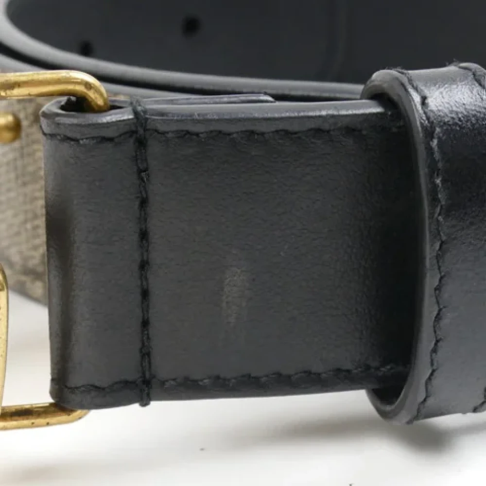 Gucci Vintage Pre-owned Fabric belts Black Dames