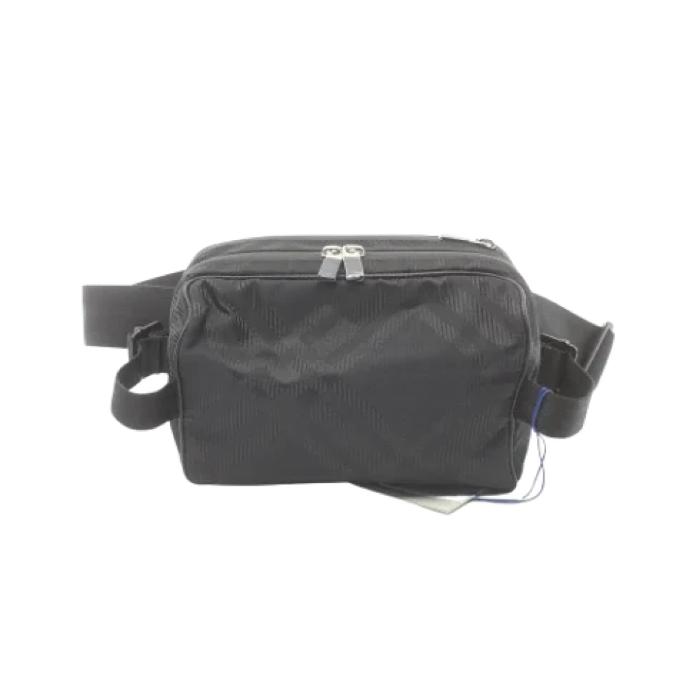 Burberry Vintage Pre-owned Nylon crossbody-bags Gray Dames