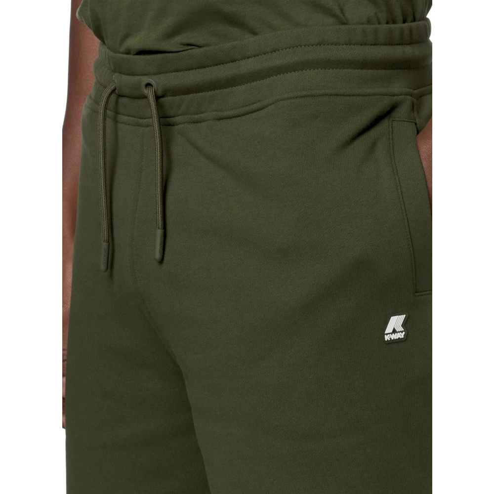 K-way Groene Bermuda Shorts Erik Model Green Heren