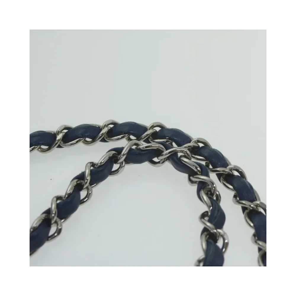 Chanel Vintage Pre-owned Nylon chanel-bags Blue Dames