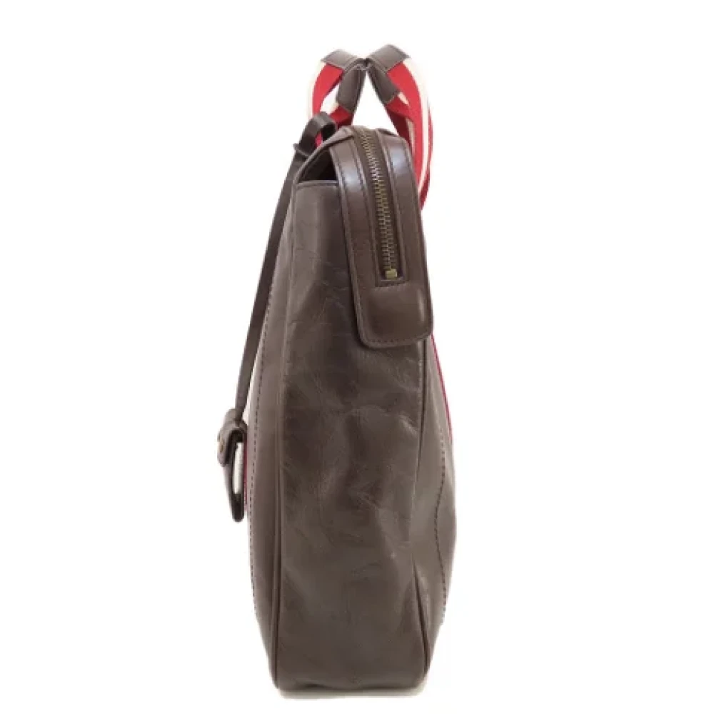 Bally Pre-owned Leather totes Brown Dames