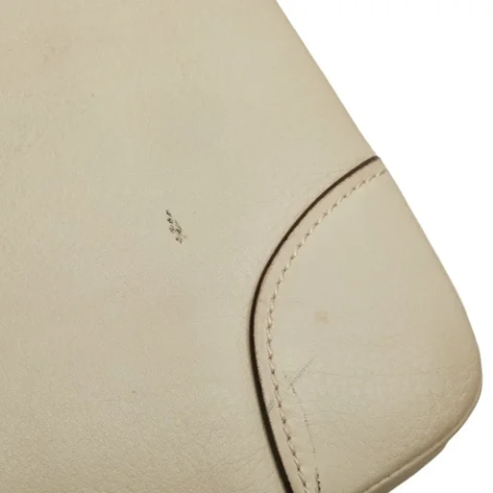 Gucci Vintage Pre-owned Leather gucci-bags White Dames
