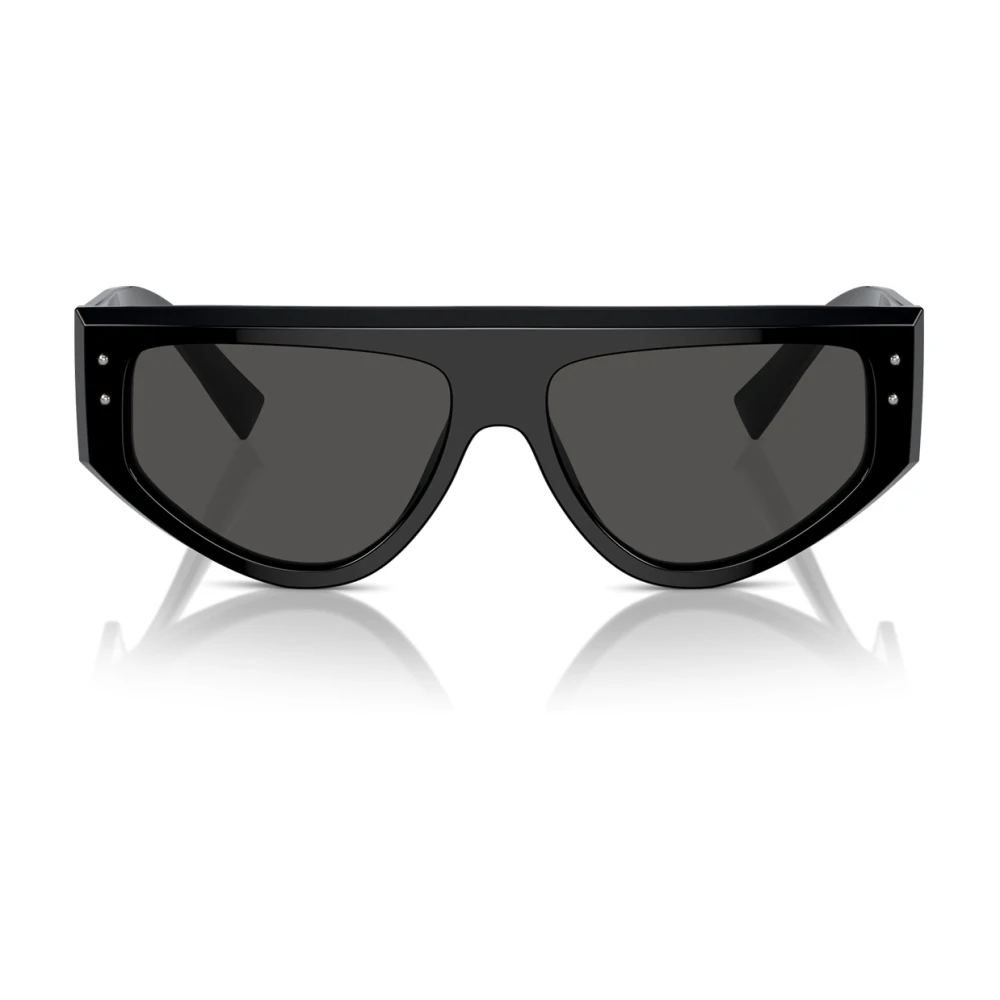 Dolce & Gabbana Men's Black/Grey Dg4461 501/87 Man Sunglasses Acetate Squared Normal - Image 4