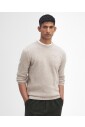 pull-beige-en-laine-shetland-col-rond