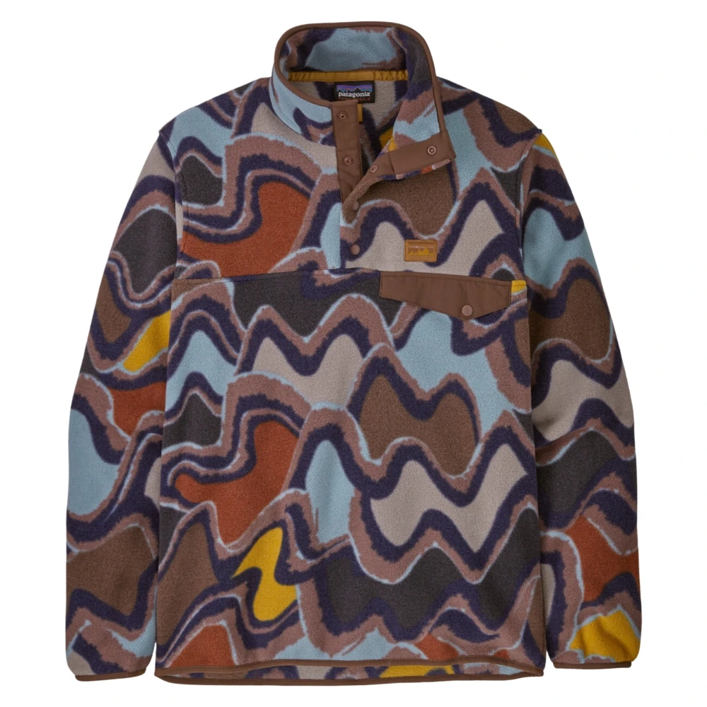 Patagonia Lätt Synchilla Snap-T Fleece Pullover Multicolor, Herr