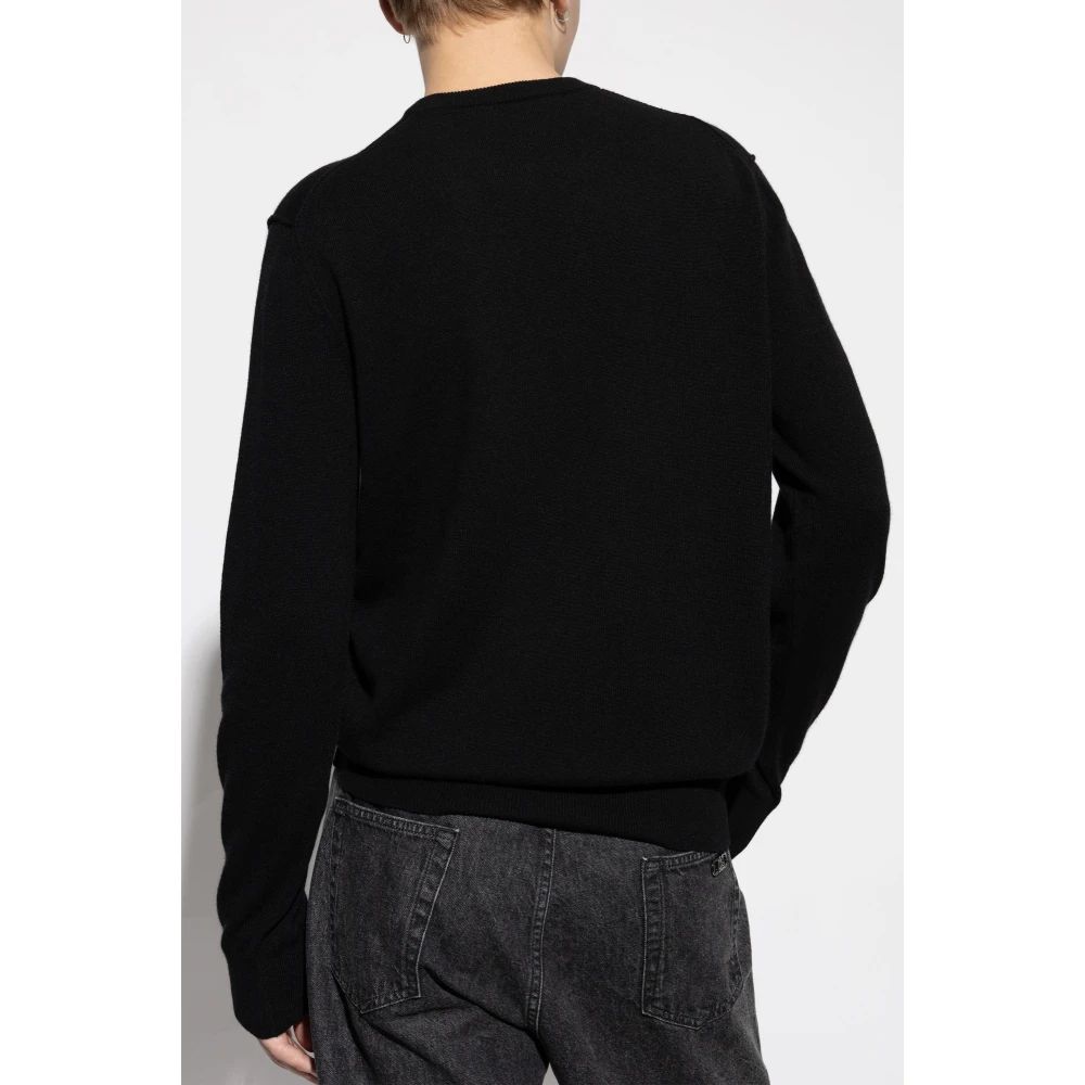 Dolce & Gabbana Trui met logo Black Heren