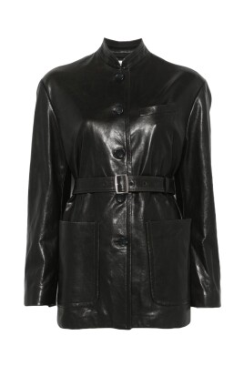 black-button-up-jacket-with-belt