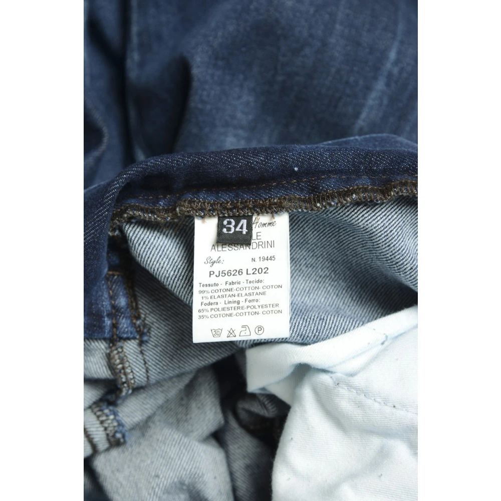 Daniele Alessandrini Klassieke Denim Jeans Blue Heren