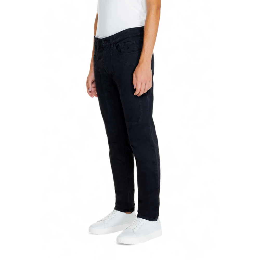 Jeckerson Heren katoenen stretch broek Black Heren