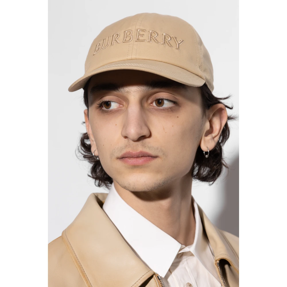Burberry Pet met logo Beige Unisex