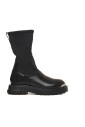 bottines-en-cuir-slip-on-a-semelle-crantee