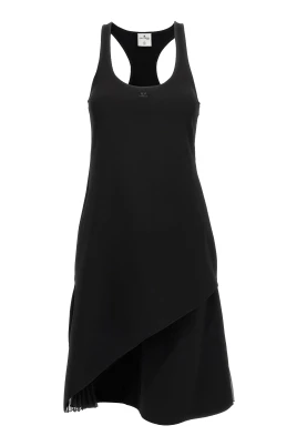 Infinity Pleats A-Line Dress