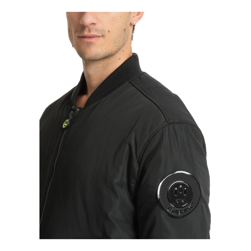 Barrow Multipocket Plain Zip Bomberjack Black Heren