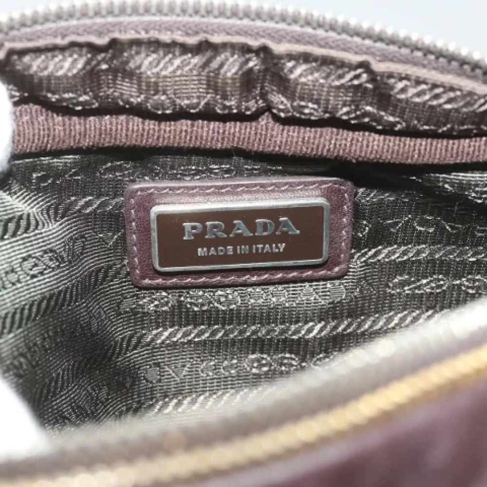 Prada Vintage Pre-owned Leather shoulder-bags Multicolor Dames