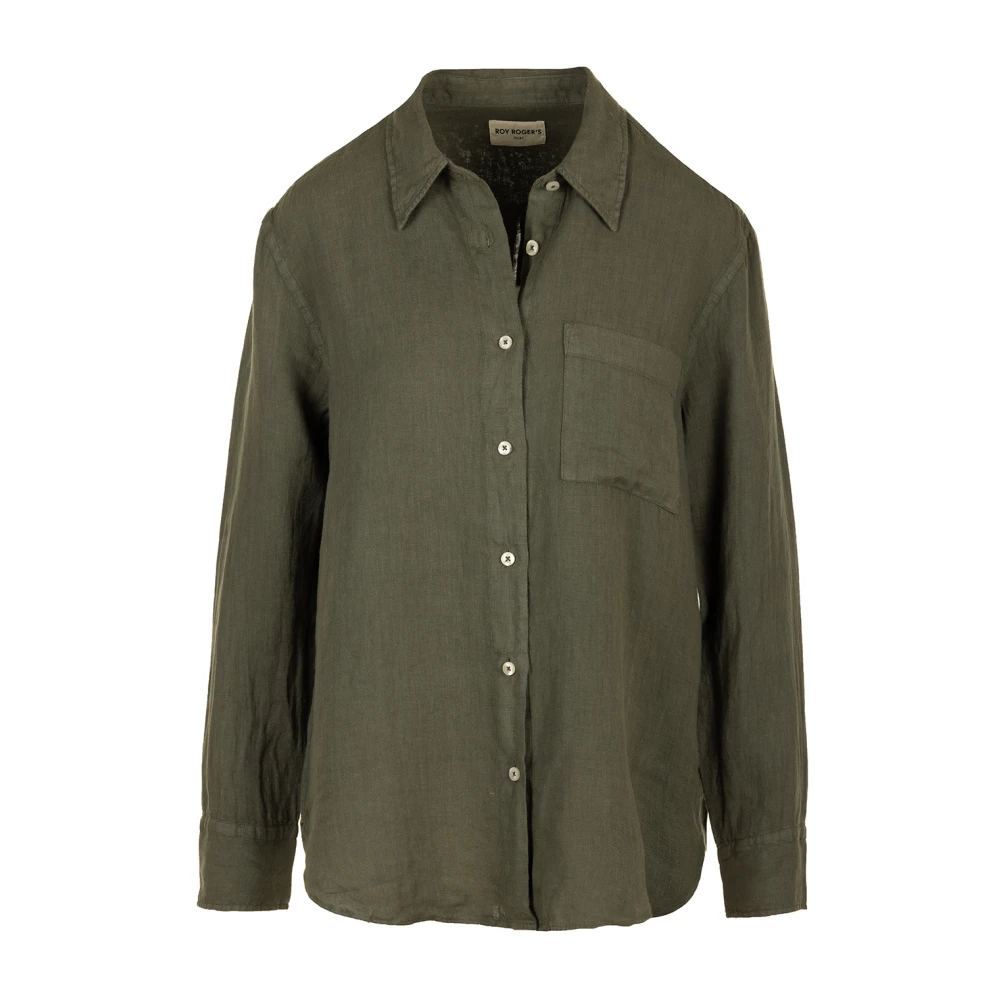 Roy Roger's Easy Shirt Collectie Green Dames
