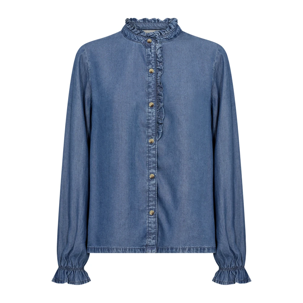 Blouses & Shirts > Denim Shirts - - Cream - Modalova