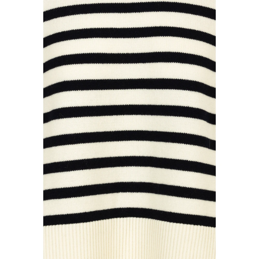 Gran Sasso Zwarte Trui Ronde Hals Stijl White Dames