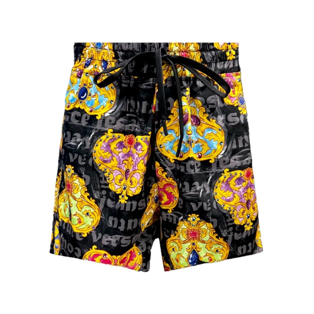 Versace Jeans Couture Heart Couture Zwemshorts Zwart Multicolor Heren