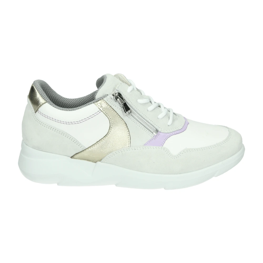 Waldläufer Sportieve Lage Sneakers Patroon Dames Schoenen Veelkleurig Multicolor