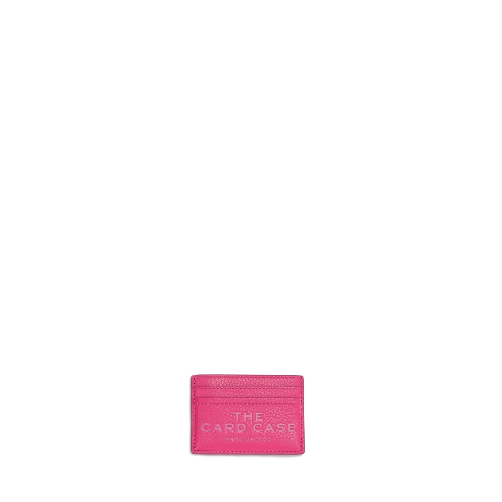 Marc Jacobs Roze Leren Kaarthouder met Compartimenten Pink Dames