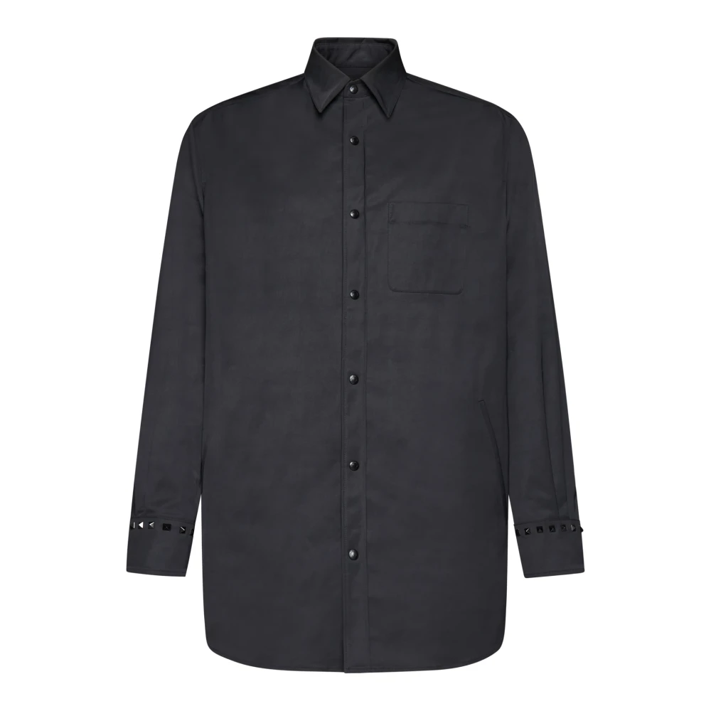 Valentino Rockstuds Zwarte Shirt Black Heren