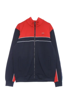 Track Jacket Svart/Röd Stilren Bekväm