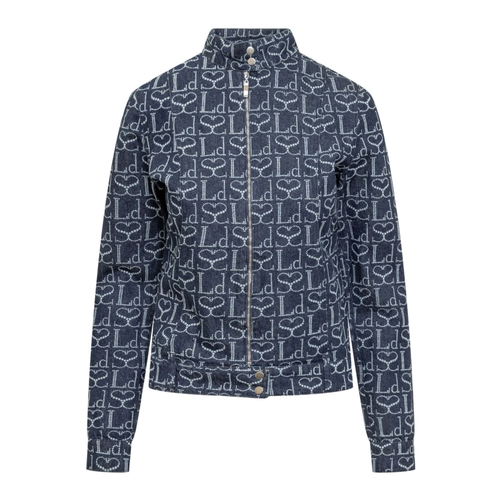 Ludovic de Saint Sernin Monogram Print Licht Jack Blue Dames