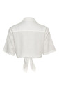 chemise-blanche-a-manches-courtes-col-cubain