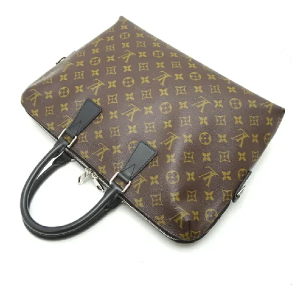 Louis Vuitton Vintage Pre-owned Canvas handbags Black Dames