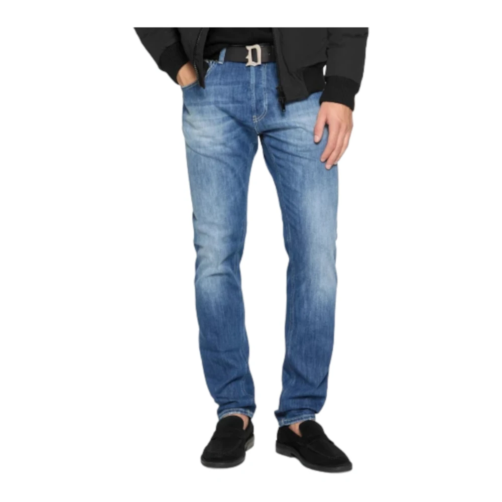 Dondup Slim-Fit Stijlvolle Jeans Blue Heren