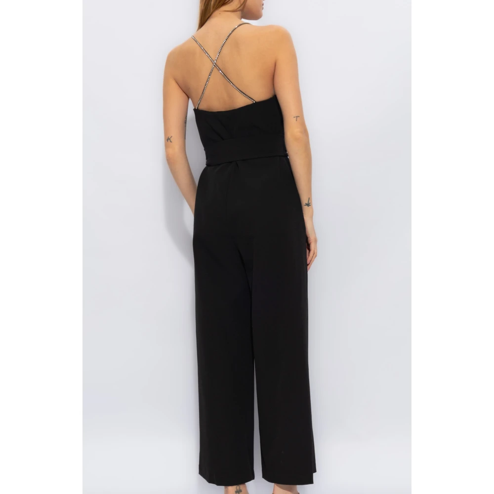 Kate Spade Jumpsuit met schouderbandjes Black Dames