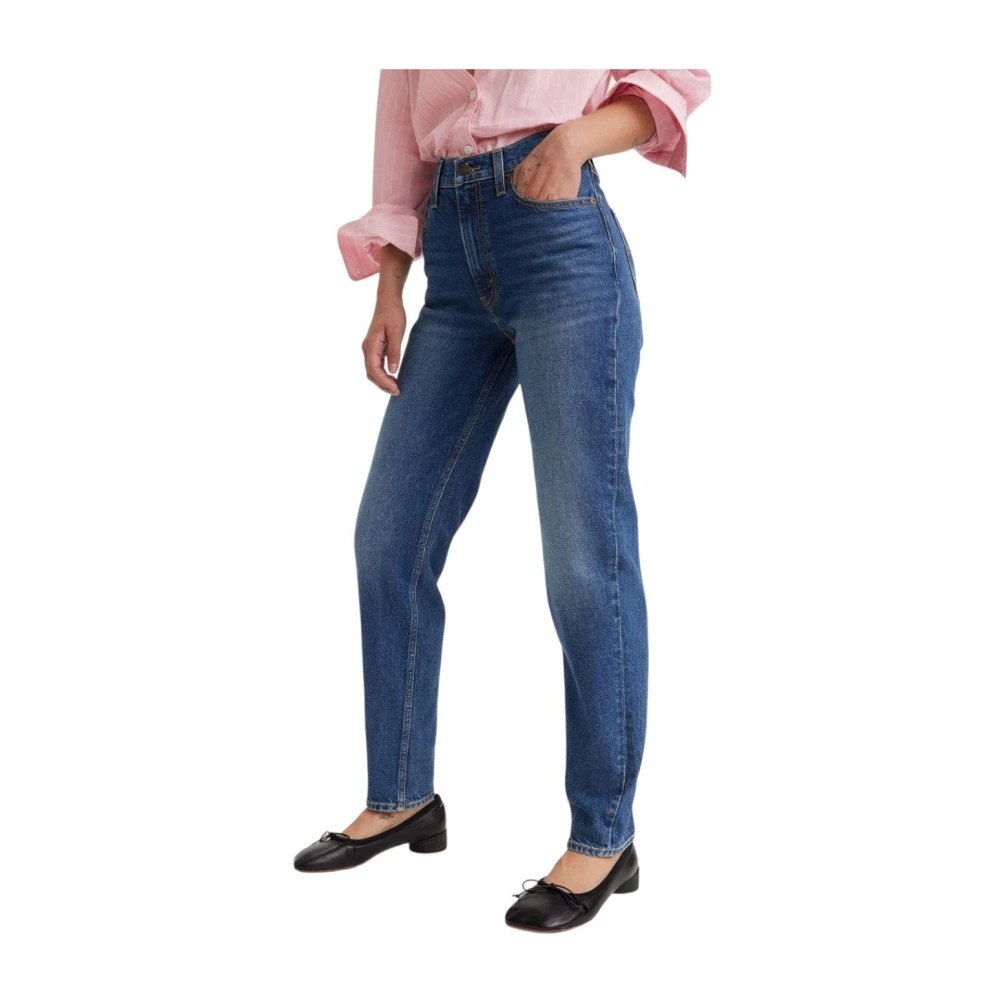 Levi's Vintage-geïnspireerde 80s Mom Jeans Blue Dames