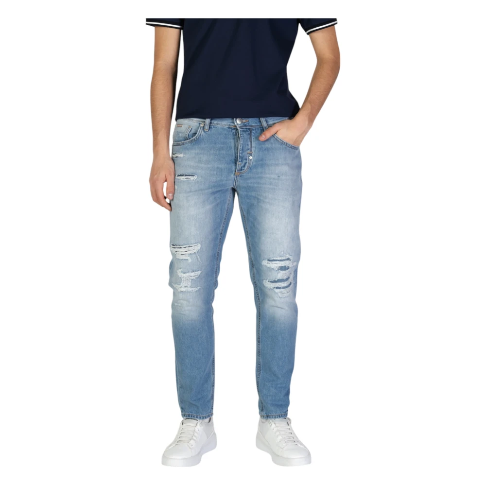 Antony Morato Slim Jeans Lente Zomer Collectie 100% Katoen Blue Heren