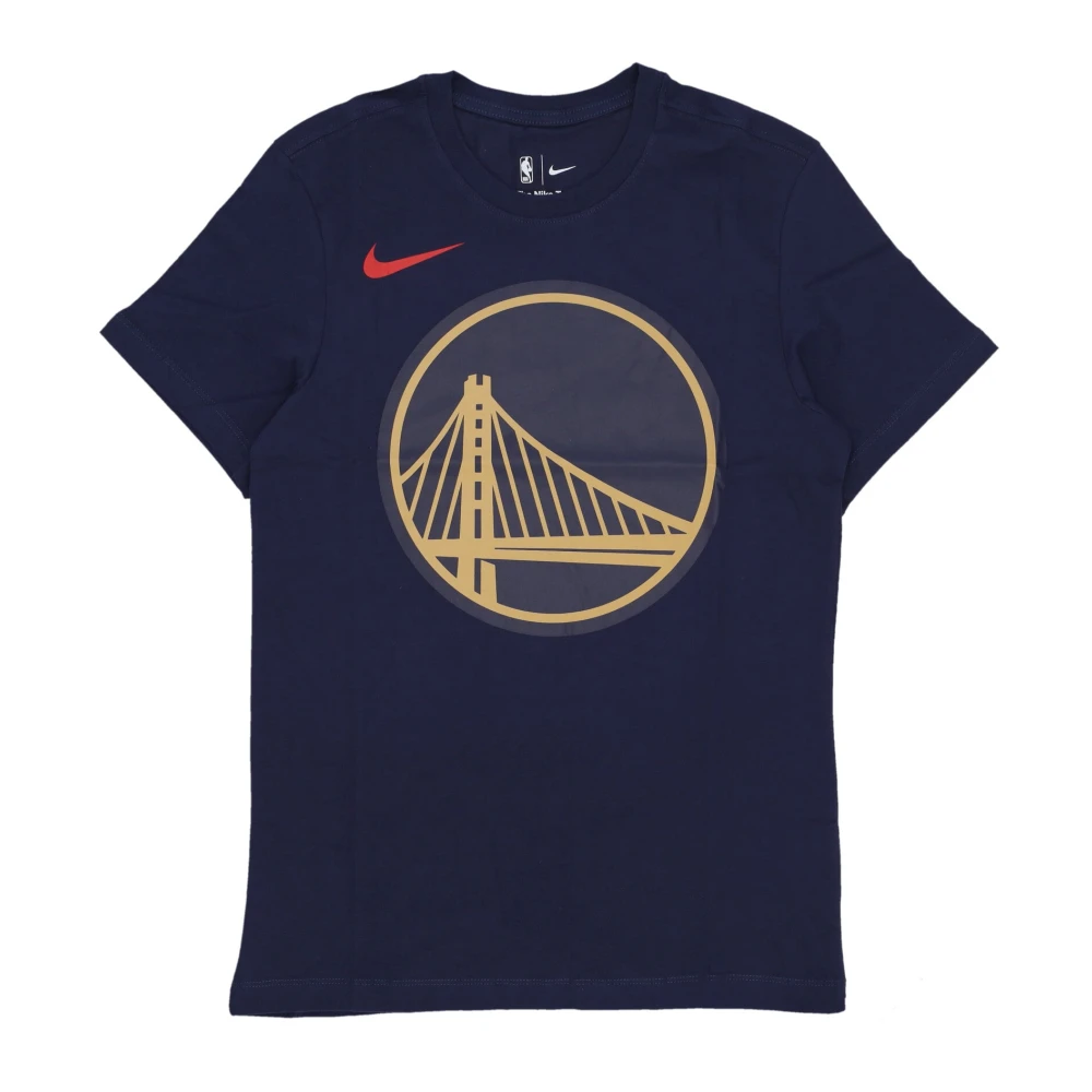 Nike NBA City Edition Logo Tee Blue, Herr