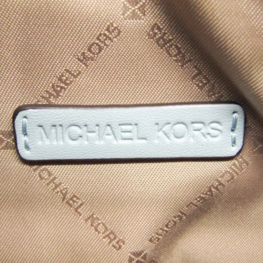 Michael Kors Pre-owned Leather shoulder-bags Blue Dames