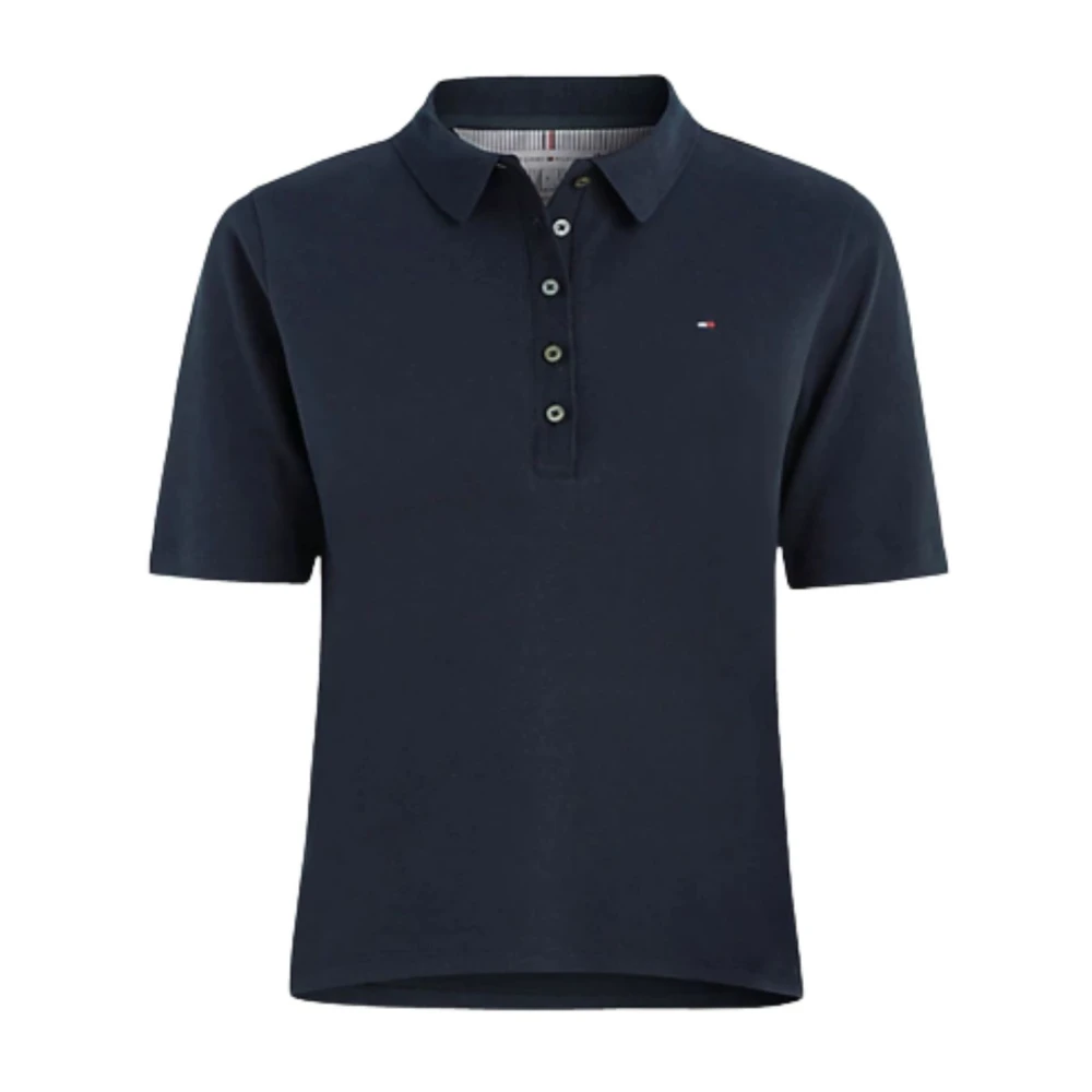 Tommy Hilfiger 1985 REG Pique Polo Shirt Vrouwen Blue Dames
