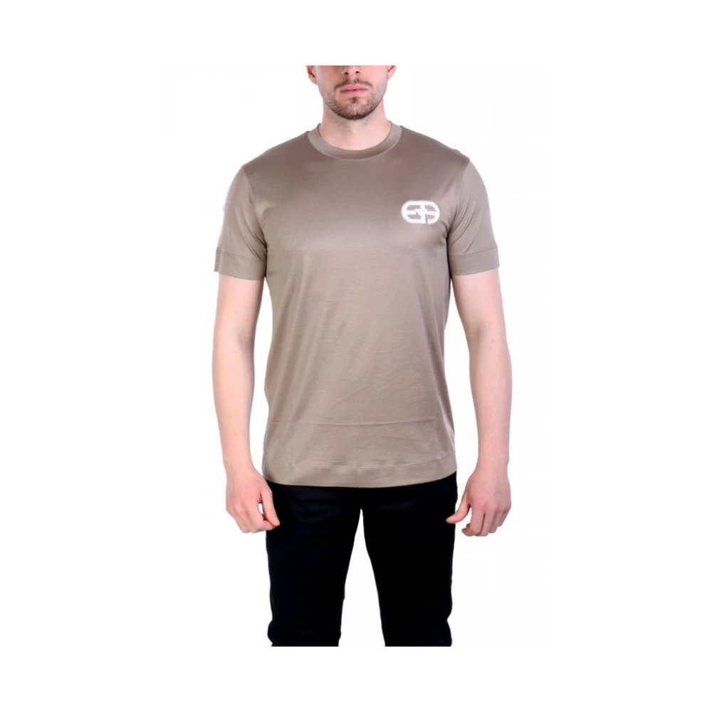 Emporio Armani Men's Beige - Tops > T-Shirts