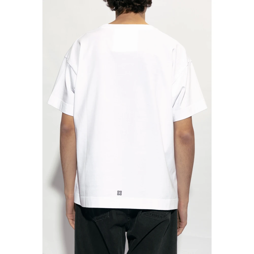 Givenchy T-shirt met logo White Heren
