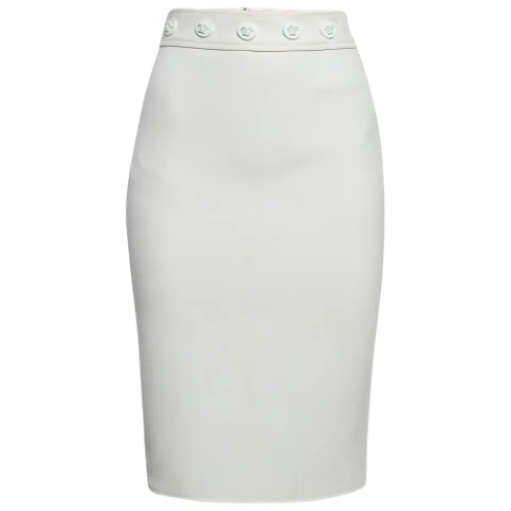 Versace Pre-owned Fabric bottoms White Dames