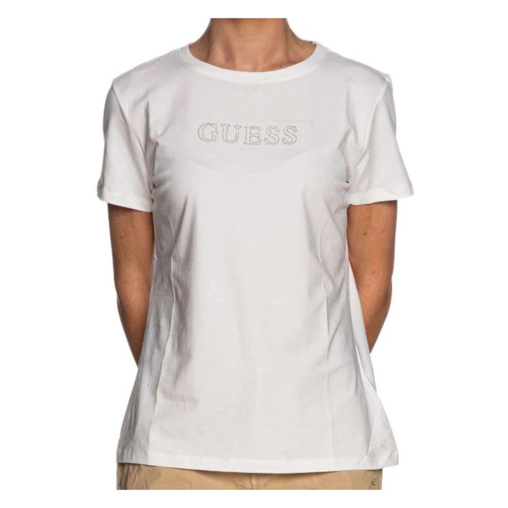 Guess - Tops > T-Shirts - White - Guess - Modalova