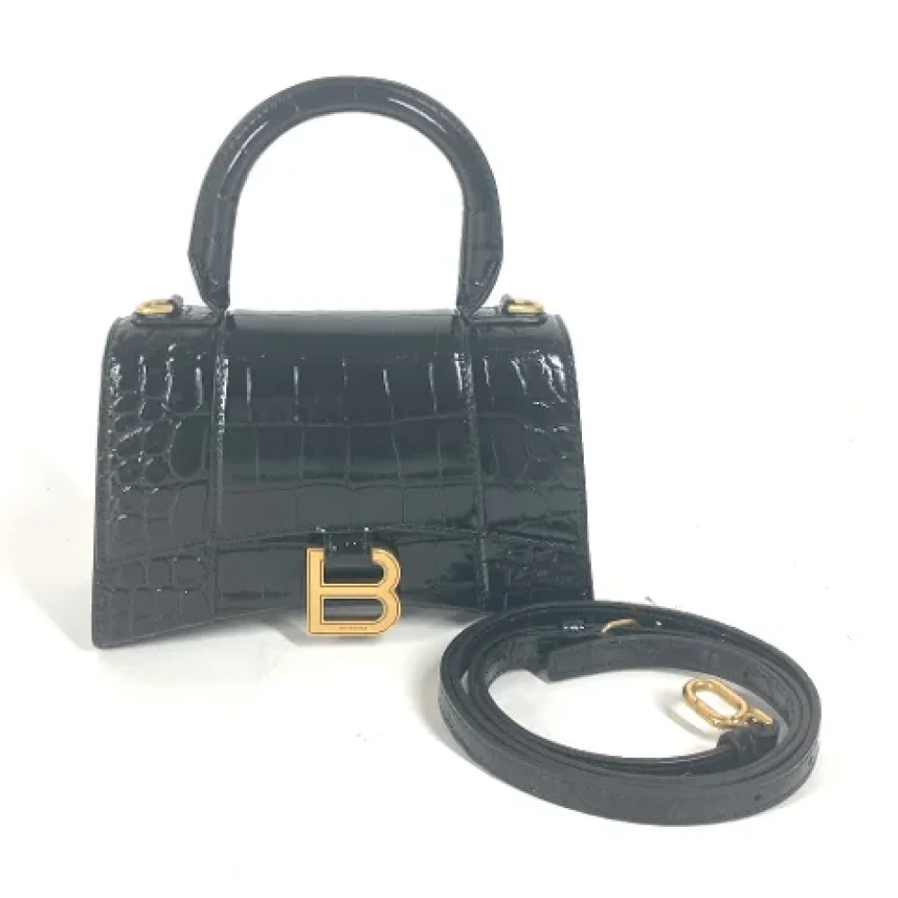 Balenciaga Vintage Pre-owned Leather balenciaga-bags Black Dames