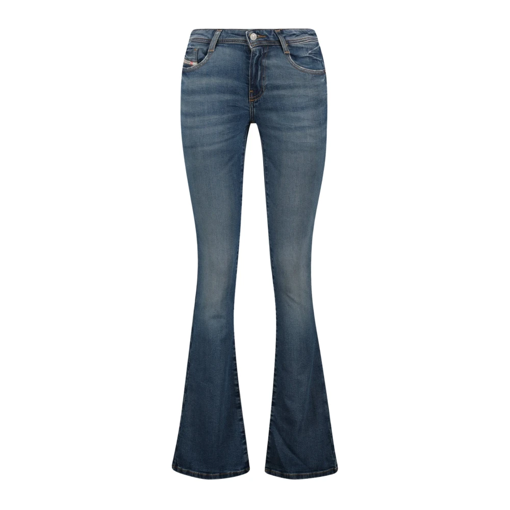 Diesel Bootcut Blauwe Gewassen Jeans 1969 Blue Dames